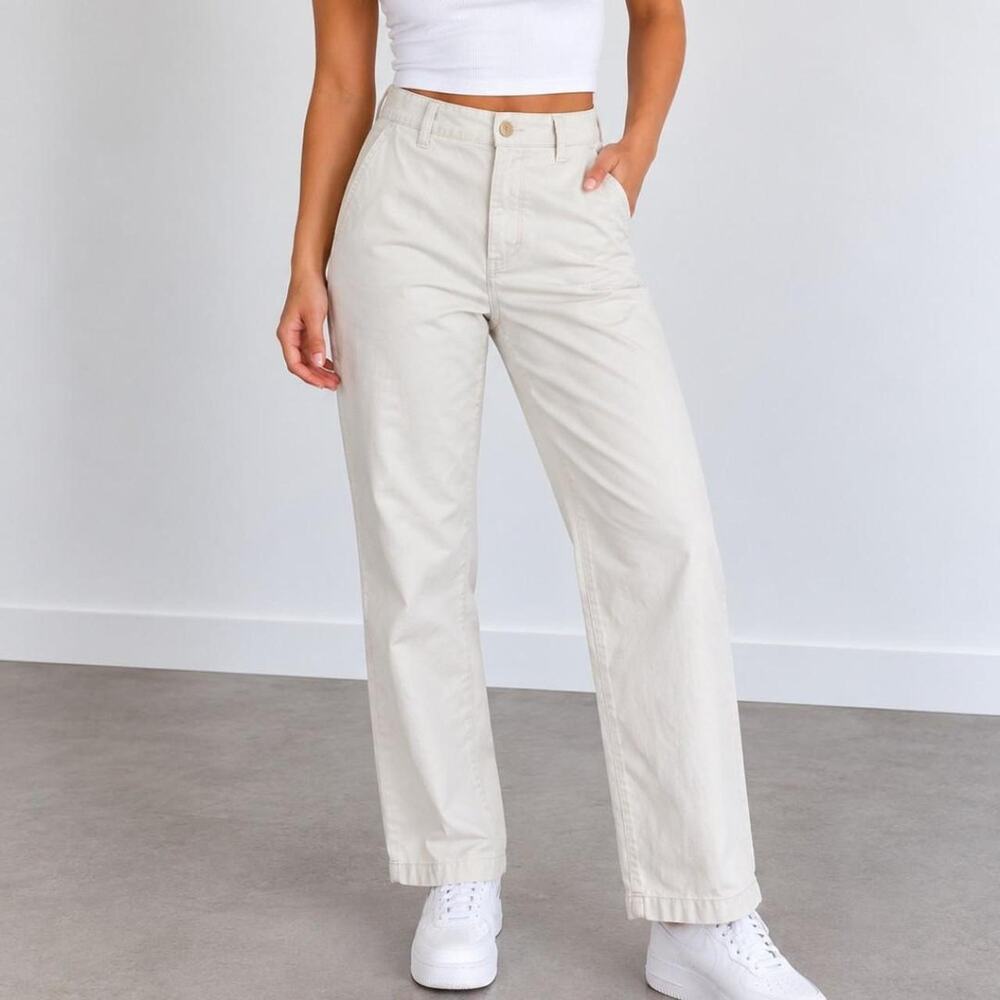 Gap cream chino pants chino pants
